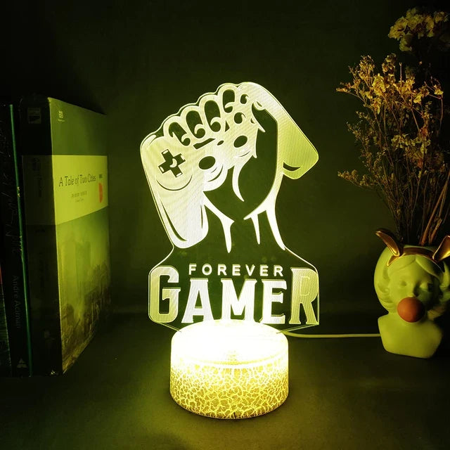 Forever Gamer 3D Light Icon
