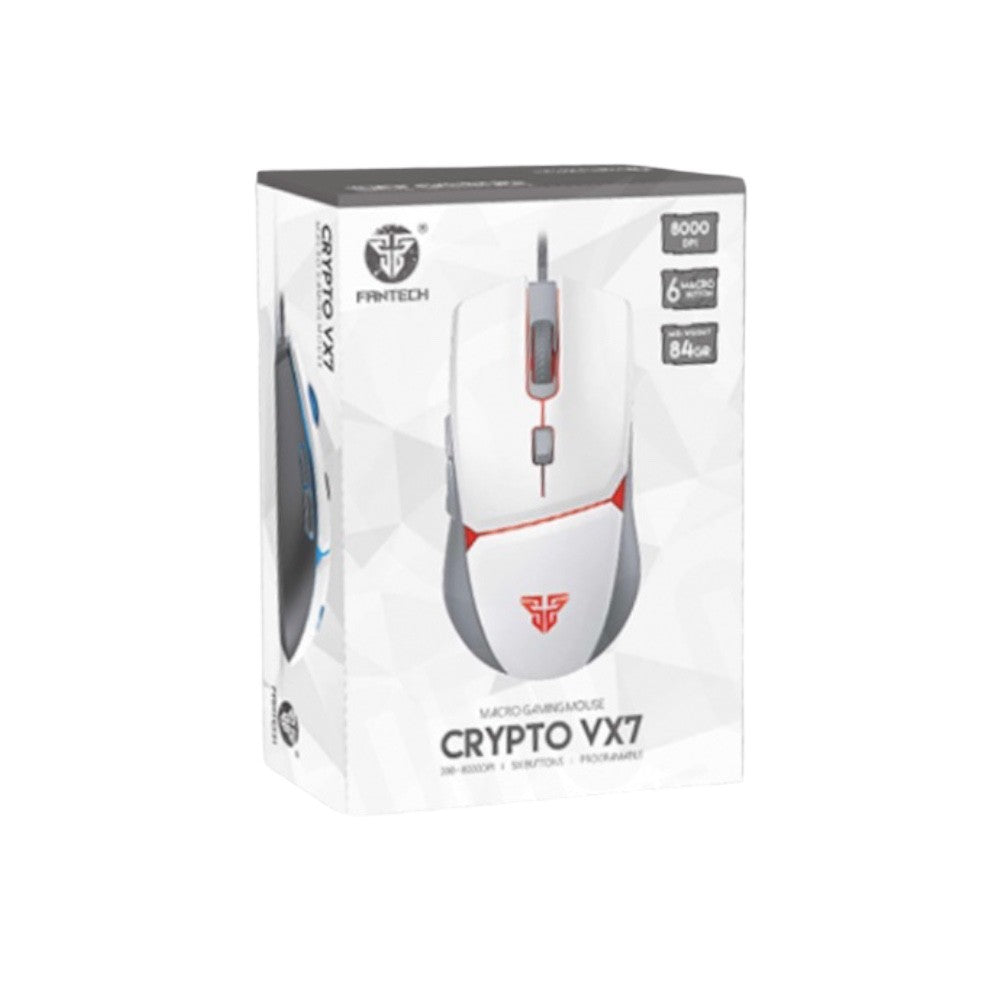 Fantech VX7 Crypto RGB Mouse- White