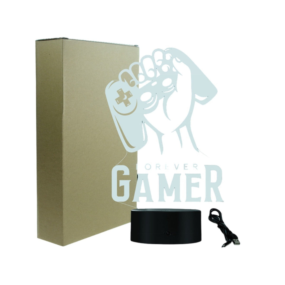 Forever Gamer 3D Light Icon