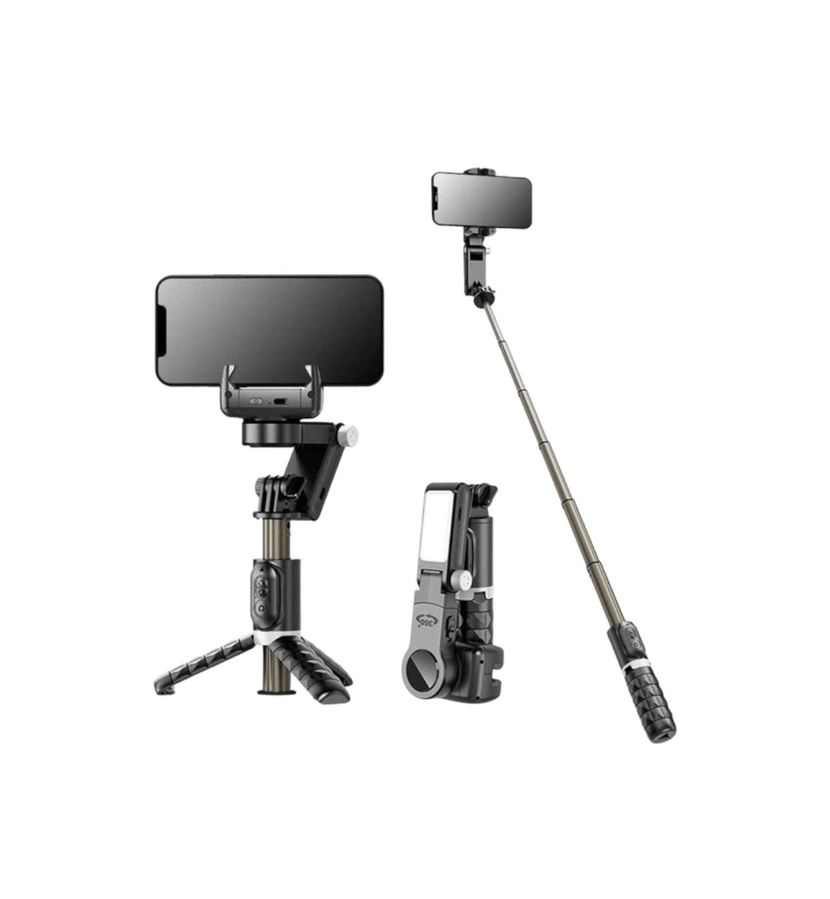 Phone Selfie Stick Tripod With Fill Light