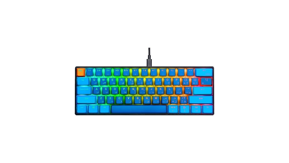 GamerTek GK60 - Mechanical Mini Keyboard - Jazz