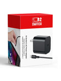 Switch 2 Charger - 60w AC Power Adapter
