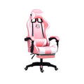 Chaho YT-055 Gaming Chair- White & Pink