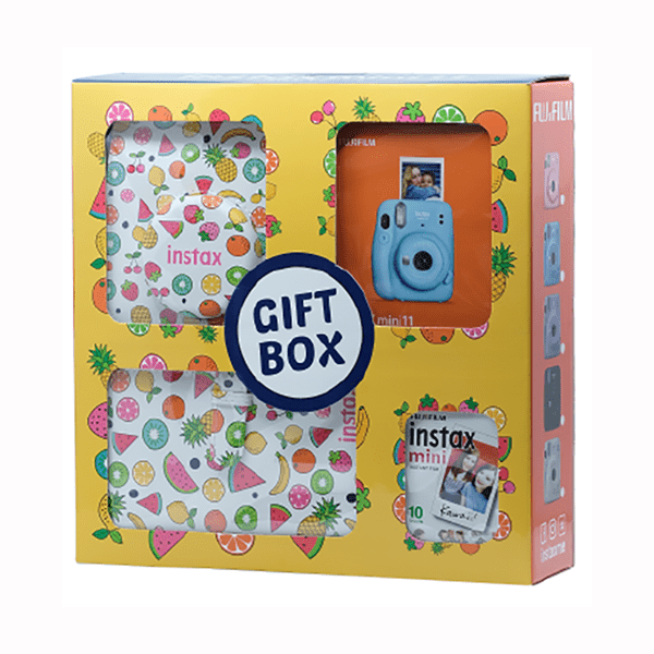 Fujifilm Instax Mini 11 Gift Box - Sky Blue