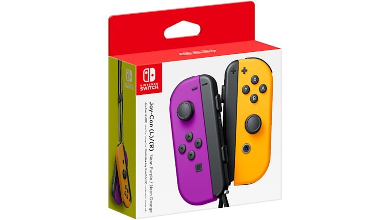 Nintendo Switch Joy-Con (L)/(R) Neon Purple/Neon Orange