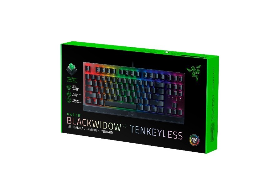 Razer Blackwidow V3 Tenkeyless (Green Switch) Gaming Keyboard