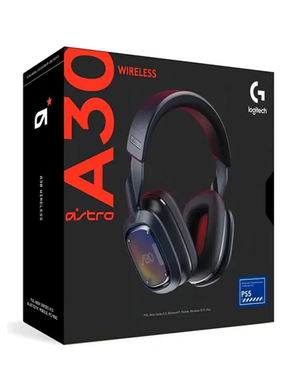 Logitech Astro A30 Wireless Headset - Black