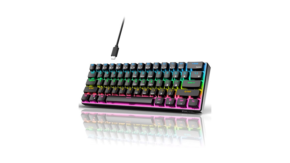 Royal Kludge 61-Key Wireless Keyboard (Black)