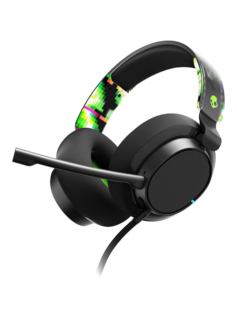 Skullcandy SLYR Pro Multi-Platform Wired Gaming Headset - Green Digi-Hype