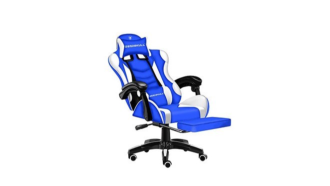 Dead Skull Gaming Chair - Blue